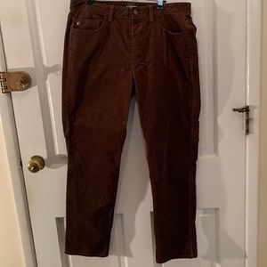 Linksoul 5 pocket stretch Brown cords. 34/30